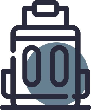 vektör torba simgesi, torba illüstrasyonu