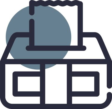 Modern simgenin vektör illüstrasyonu