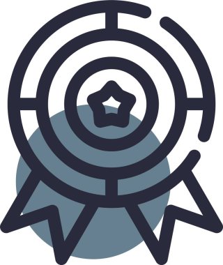 Pusula. Web simgesi basit illüstrasyon