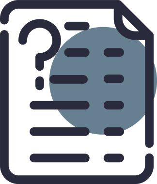 soru işareti simgesi tasarımı