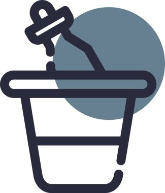 Gıda simgesinin vektör illüstrasyonu