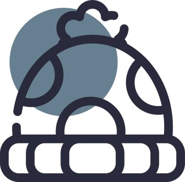 Gıda simgesinin vektör illüstrasyonu