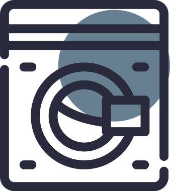 tarayıcı web simgesi, ana hatlı vektör çizimi, tarayıcı penceresi