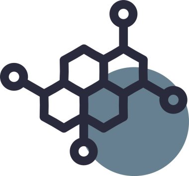 Tıbbi bir simgenin mavi ve beyaz arkaplanının vektör çizimi