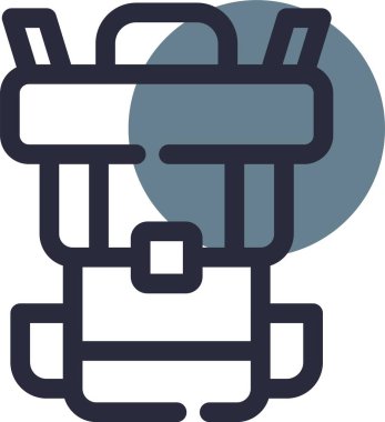 Bir insan simgesinin vektör illüstrasyonu