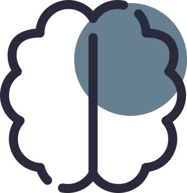 Bulut simgesi vektör illüstrasyonu