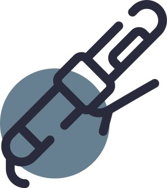 İp. Web simgesi basit illüstrasyon