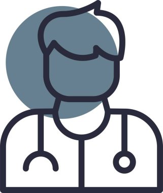 tıbbi bakım ikonu vektör illüstrasyonu