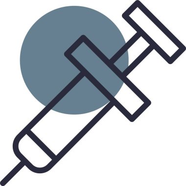 Bir şırınganın vektör çizimi