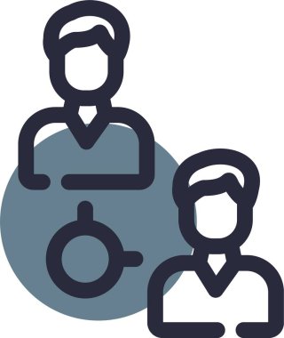 İş adamlarının vektör illüstrasyonu