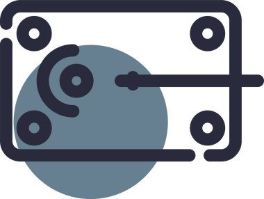 Gıda simgesinin vektör illüstrasyonu