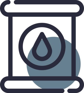 yağ damlası ikon vektör illüstrasyonu