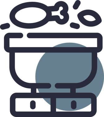 yemek mutfağı yemek pişirme simgesi biçiminde