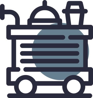 - Araba. Web simgesi basit illüstrasyon