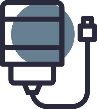 Fiş. Web simgesi basit illüstrasyon