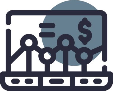 Modern bir simgenin vektör illüstrasyonu