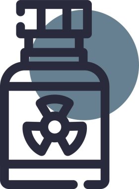 Şişe simgesinin vektör illüstrasyonu