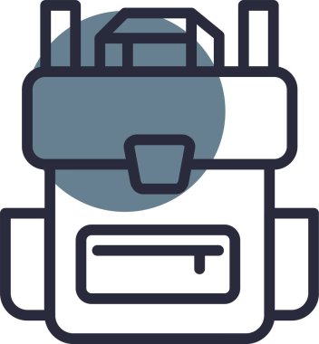 Modern simgenin vektör illüstrasyonu