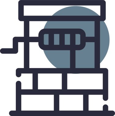 Modern b 'nin vektör illüstrasyonu eksik simgesi