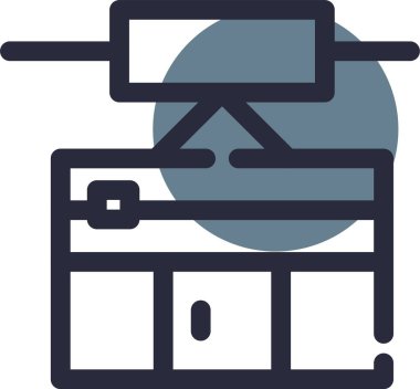 Modern b 'nin vektör illüstrasyonu eksik simgesi