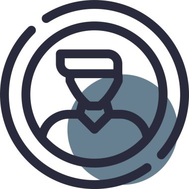 Sakallı bir adamın vektör çizimi