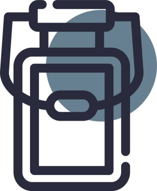 Bir kahve makinesinin vektör çizimi