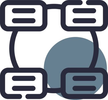 ağ paylaşım simgesi çizimi