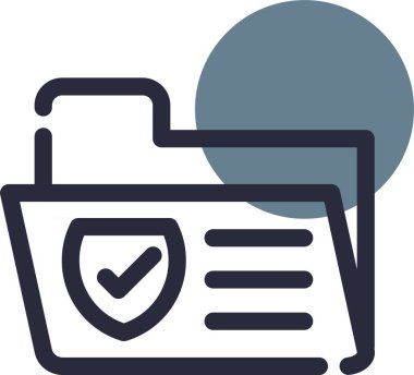 Kontrol listesi simgesi vektör illüstrasyonu