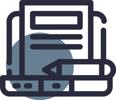 Vektör belgesi Simge illüstrasyonu