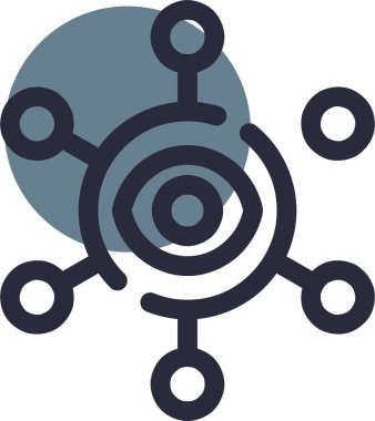 Seo simgesinin vektör illüstrasyonu