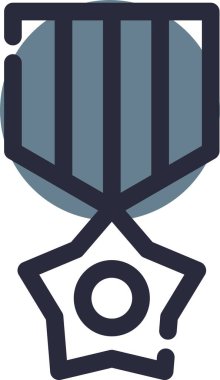 Rozet ödülü simgesi - taslak biçimi