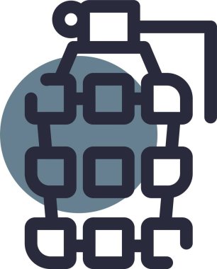 ağ web simgesi basit illüstrasyon