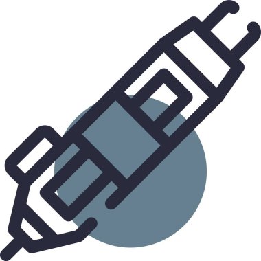 Bomba simgesi vektör illüstrasyonu