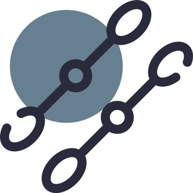 vector illustration of a chain