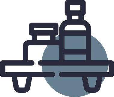 Araba simgesinin vektör illüstrasyonu