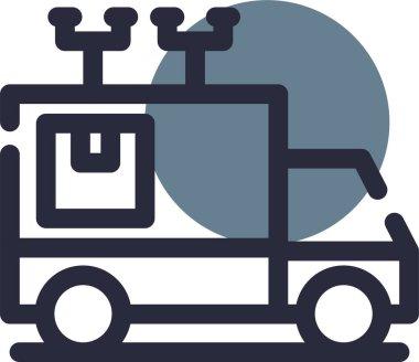 araba simgesi vektör illüstrasyonu