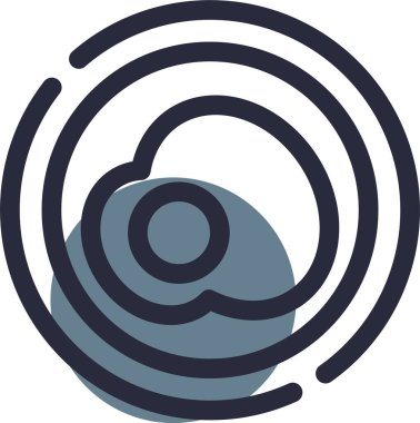 Hedef. Web simgesi basit illüstrasyon