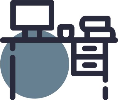 Bilgisayar. Web simgesi basit illüstrasyon