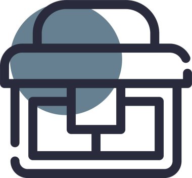 Sepet. Web simgesi basit illüstrasyon