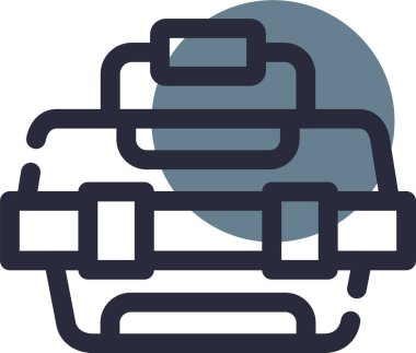 Arabanın vektör illüstrasyon simgesi