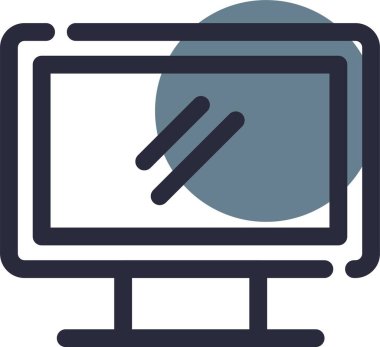 web simgesi, dizüstü bilgisayar vektör illüstrasyon