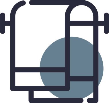 Fitness simgesinin vektör illüstrasyonu