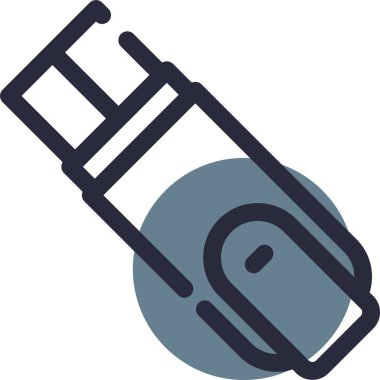 Sprey kutusu. Web simgesi basit illüstrasyon