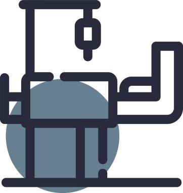 vektör boru simgesi çizimi