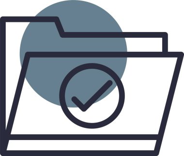 kontrol listesi simgesi vektör illüstrasyonu