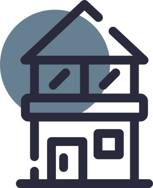 house vektör simgesi modern basit tasarım