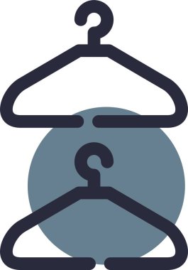 askı simgesi, vektör illüstrasyonu