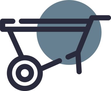 Alışveriş arabası. Basit tasarım