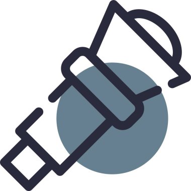 Dambıl. Web simgesi basit illüstrasyon