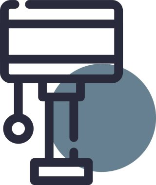 Kamera. Web simgesi basit illüstrasyon